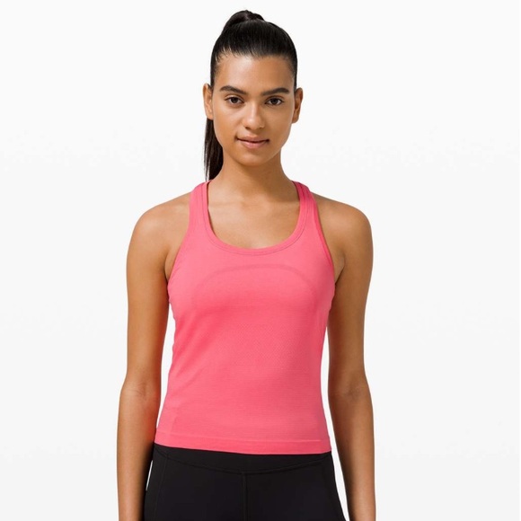 Lululemon Swiftly Tech Racerback 2.0 *Race Length, Guava Pink / Guava Pink, 12 - Picture 1 of 8